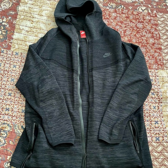 Nike Charcoal Full-Zip Hoodie - Picture 3 of 8